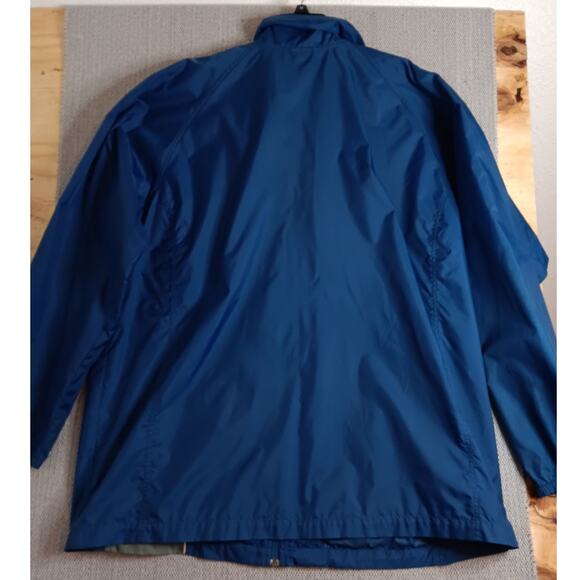 Nike Vintage Windbreaker Jacket XL Blue Y2K Embroidered Swoosh Track Performance - Picture 9 of 15